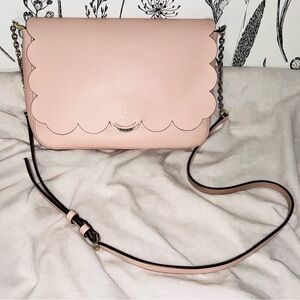 Kate Spade Blush Scalloped Crossbody Bag
